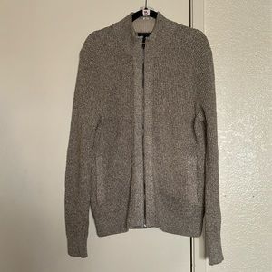 Banana Republic Mock Neck Zip Up Sweater Jacket